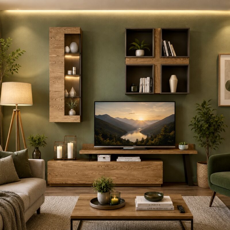 ΕΠΙΠΛΟ TV wood Fs-8 210X210X40