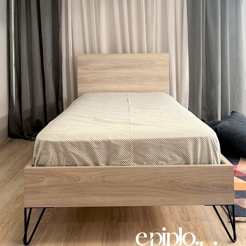 ΚΡΕΒΑΤΙ simple με μεταλλικά πόδια
