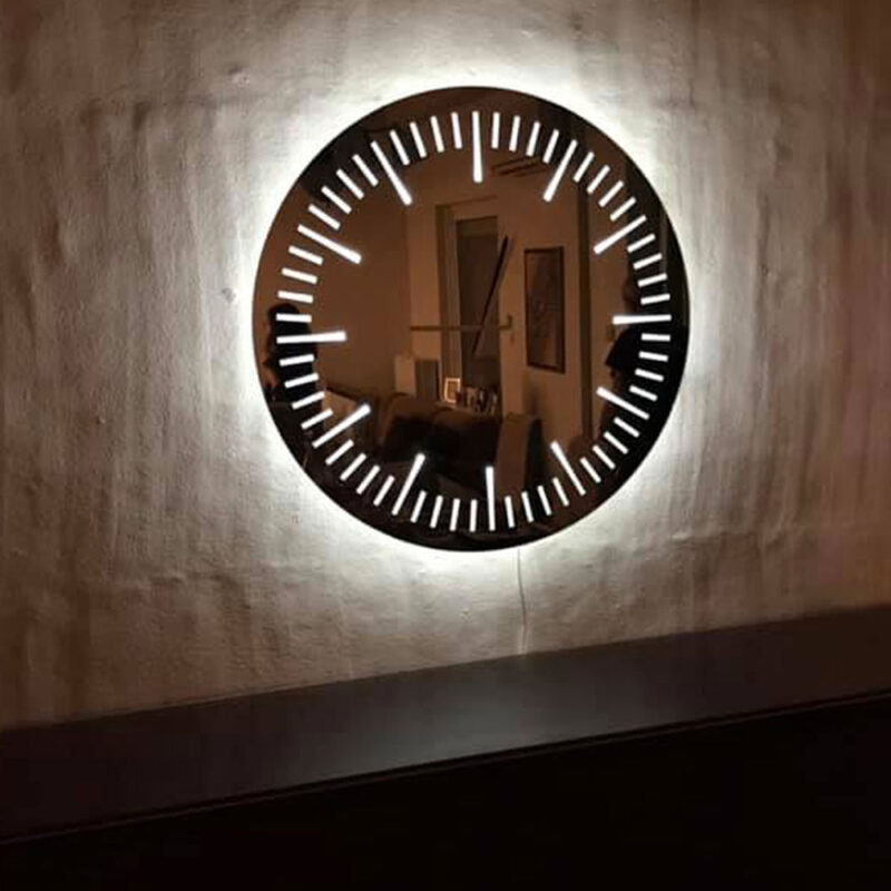 Φωτιζόμενος καθρέπτης ρολόι LED code:5007