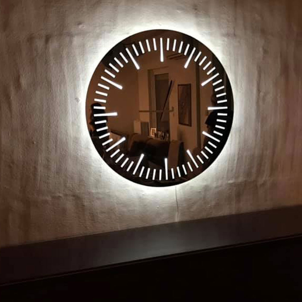 Φωτιζόμενος καθρέπτης ρολόι LED code:5007