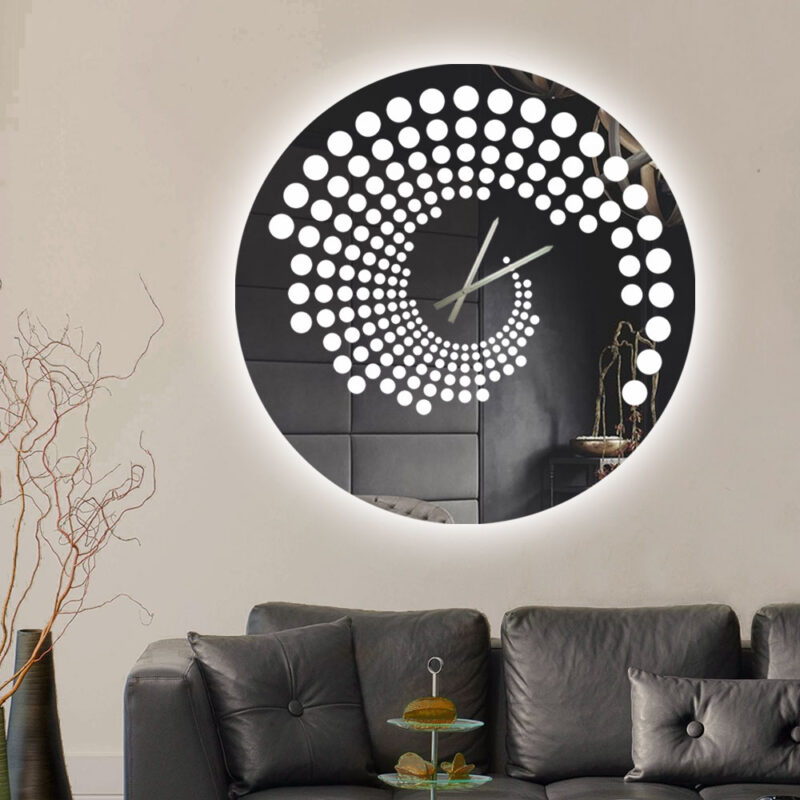 Φωτιζόμενος καθρέπτης ρολόι LED code:5008