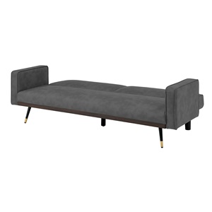 Καναπές - Κρεβάτι CLICK, 192x84x76cm Bed:192x98x37cm Ύφασμα Suede Γκρι - Image 3