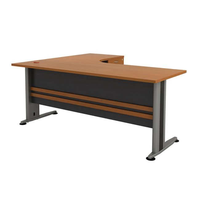 SUPERIOR COMPACT 180x70x75 / 150x60x75cm Δεξιά Γωνία - Απόχρωση Dark Grey - Cherry