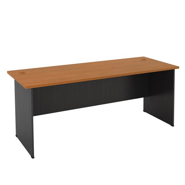 ΓΡΑΦΕΙΟ-Α 180x70x74cm Απόχρωση Dark Grey - Cherry