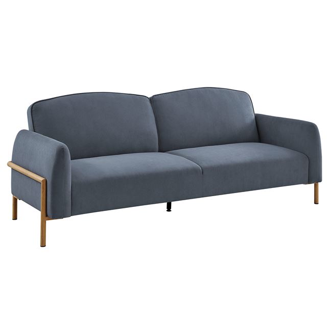 Καναπές - Κρεβάτι MOLINO,  218x85x83cm Bed:218x112x42cm ,Ύφασμα Σκούρο Γκρι