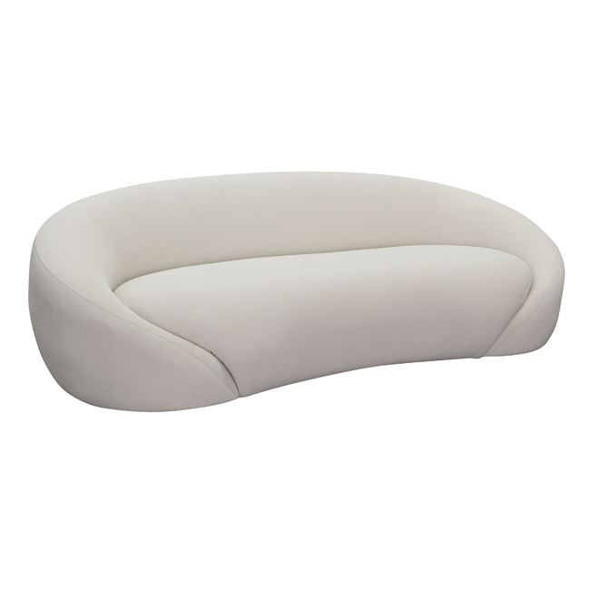 Καναπές RAMON 3θ ,Ύφασμα Εκρού  229x106x78cm