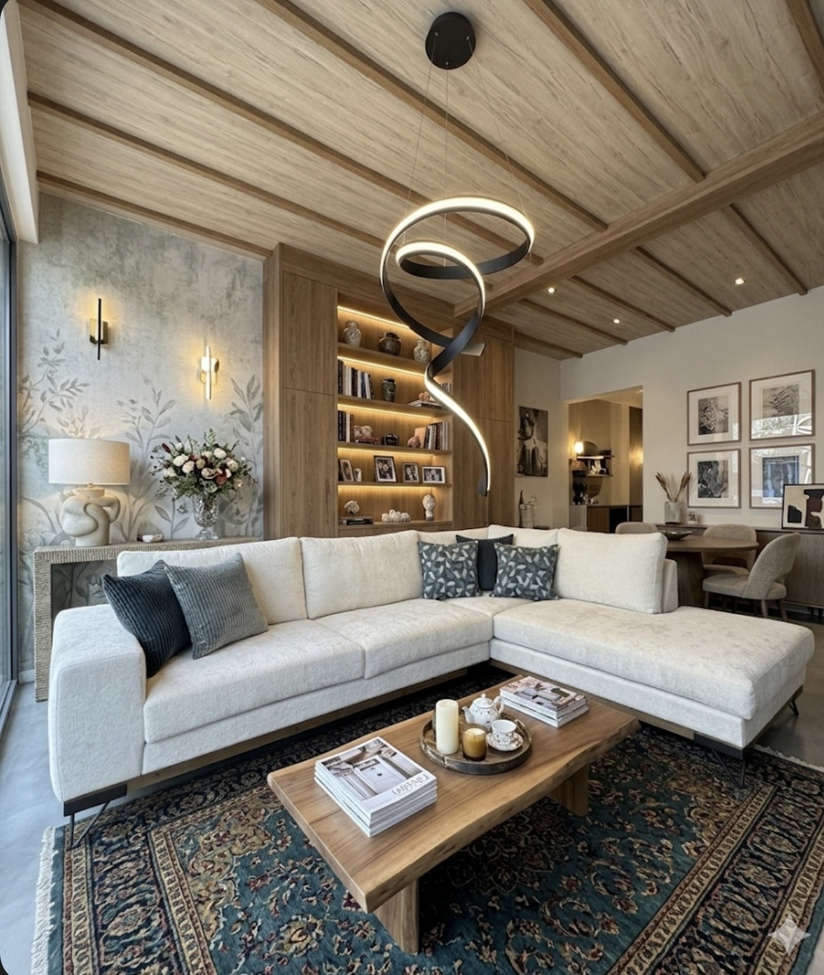 ΓΩΝΙΑΚΟΣ ΚΑΝΑΠΕΣ VICTOR 300 Μήκος x 230 Πλάτος x 95 Βάθος